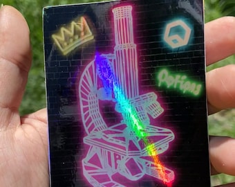 holographic Lab Group sticker