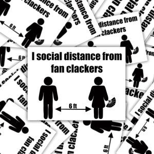 Fan Clackers Aufkleber