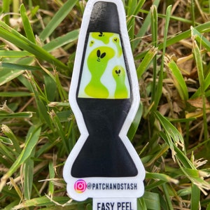 Kevin Lava Lamp clear sticker