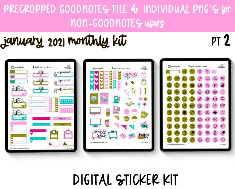 January 2021 Digital Planner Stickers Winter Character Digital Planner Stickers Warm at Home Digital Stickers image 8