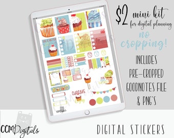 Digital Planner Stickers | Goodnotes Stickers | iPad Digital Stickers Set | Digital Journal Sticker | PNG Stickers for Goodnotes
