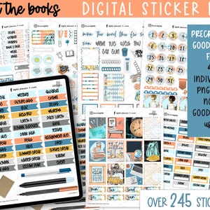 Digital Planner Back to School Stickers | Goodnotes Stickers | iPad Stickers | Pre-cropped Stickers | iPad Digital Stickers Goodnotes