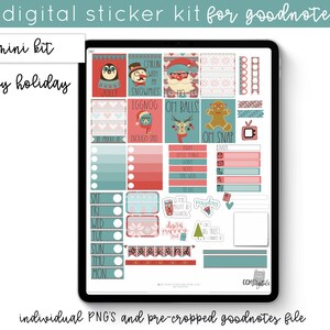 Sassy Winter Digital Planner Stickers | A Fun and Sassy Mini Digital Sticker Kit