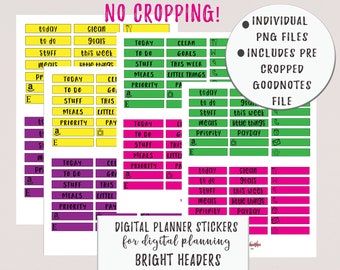 Digitale planner-stickers iPad-stickers Goodnotes-stickers | Digitale dagboekstickers voor Goodnotes | iPad-planner | Digitale stickers