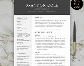 Cv Template Word Modern Cv Design Creative Cv Template Etsy