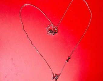 Vintage Sterling Silver Chihuahua Dog Necklace Euro