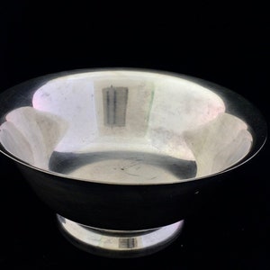 FB Rogers Silver Plate Revere Liberty Bowl, Footed, Vintage
