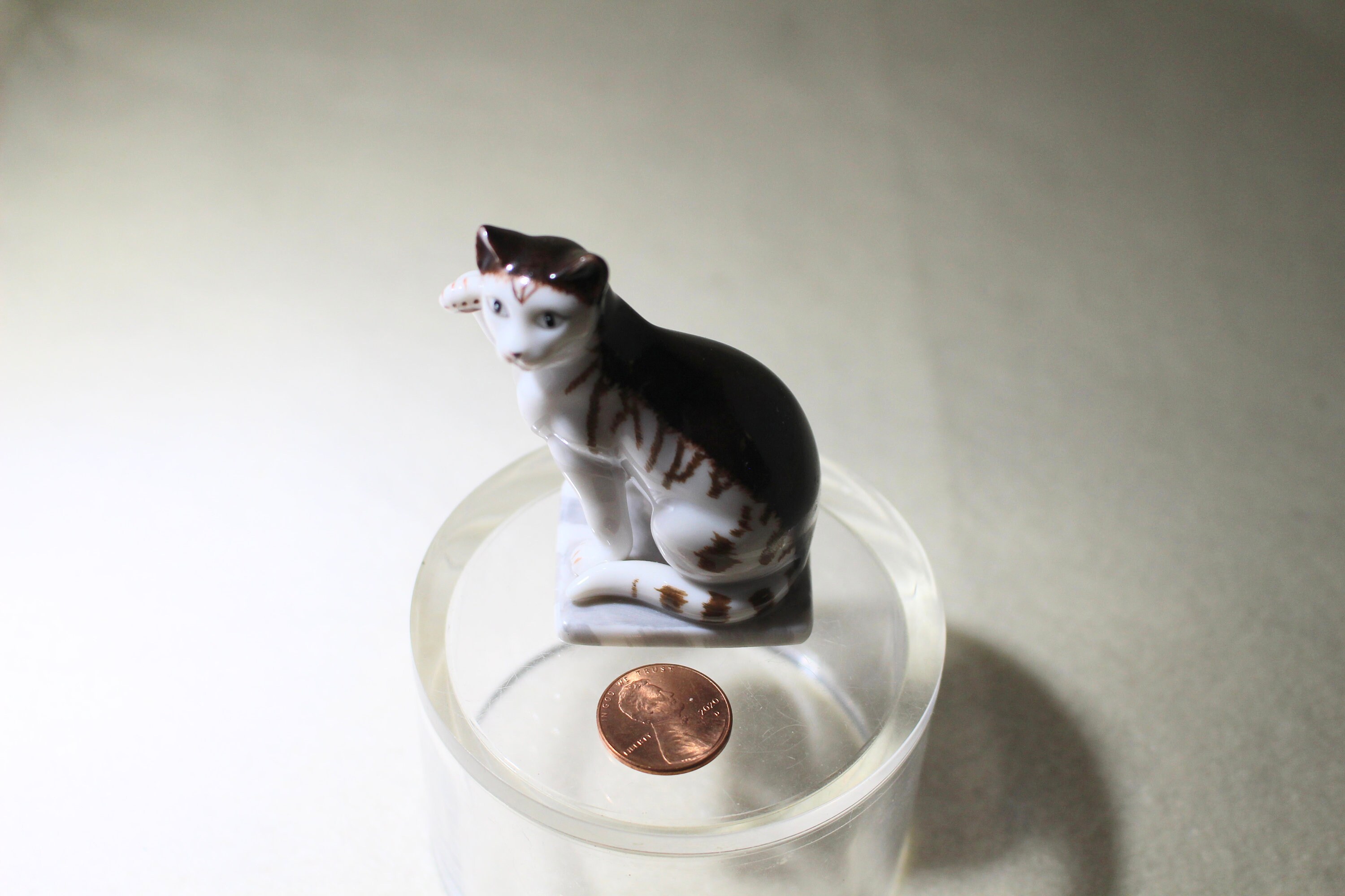 猫の磁器 フランクリンミント ヴィンテージ フィギュア ブラウン
