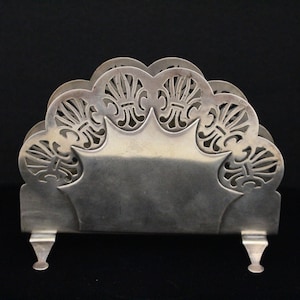 Art Deco Serviettenhalter Versilbert 1930 Schweden Vintage
