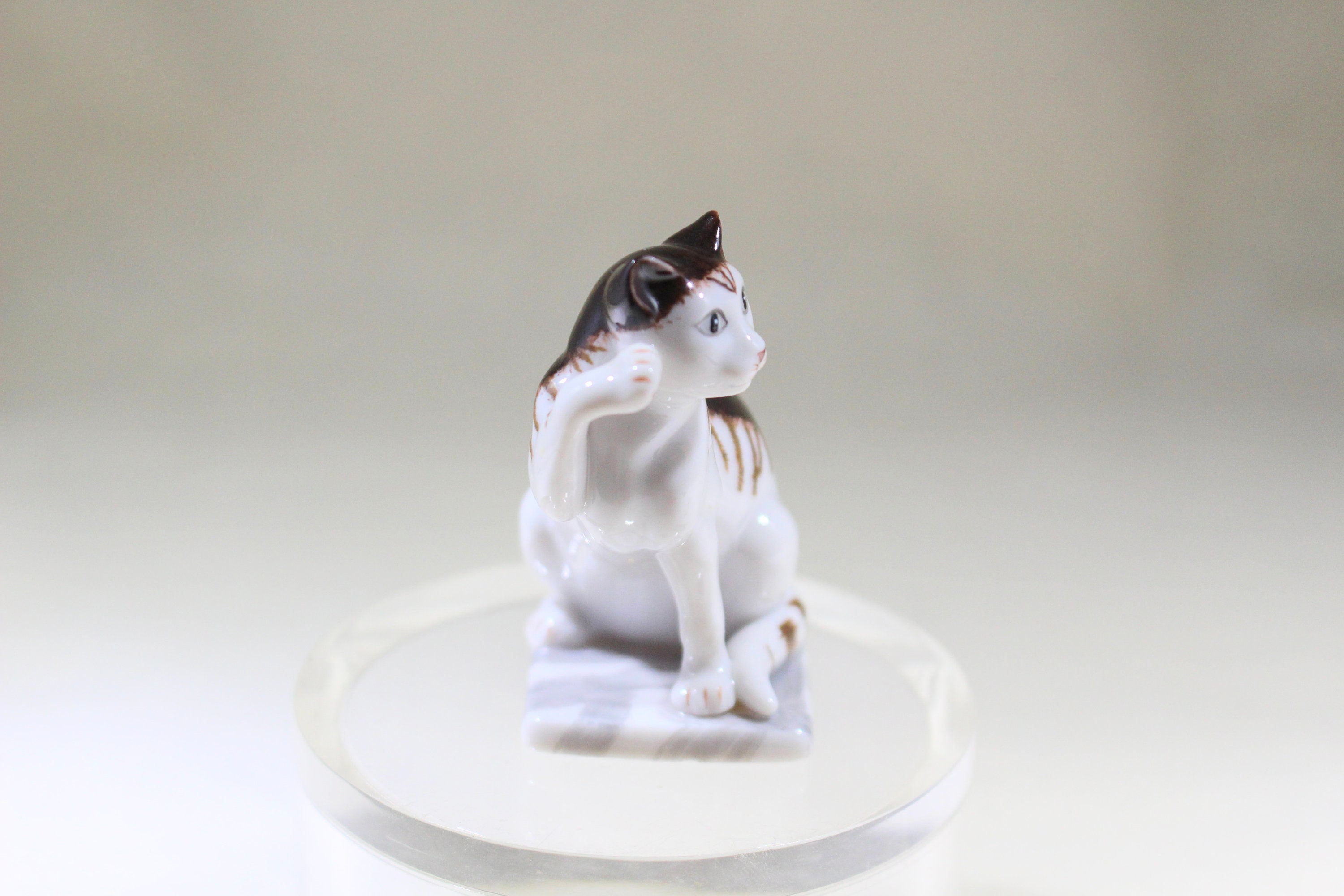 猫の磁器 フランクリンミント ヴィンテージ フィギュア ブラウン
