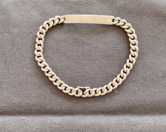 Chainlink Bracelet Monogrammable Silver