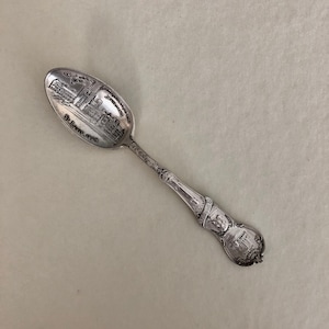 Sterling Commemorative Spoon 1904 St Louis World Fair Antique Silver Souvenir