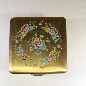 Petites fleurs dorées vintage rococo vintage des années 50