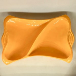 Vintage Yellow Serving Platter, California Originals Pottery, Mid-Century