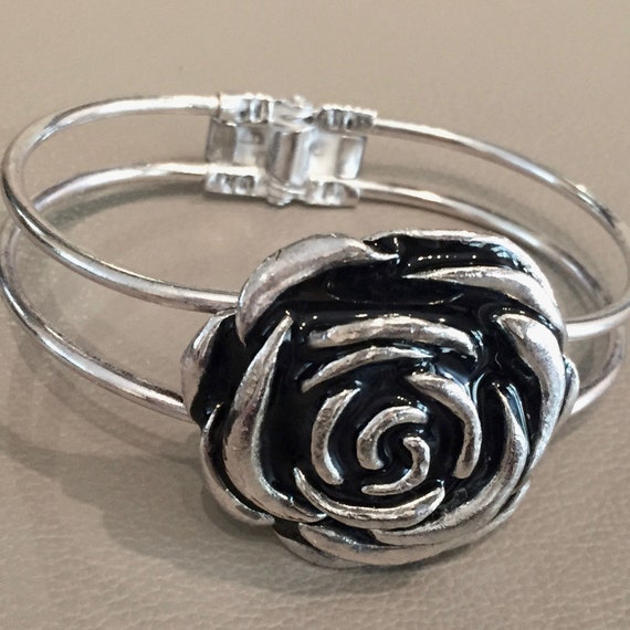 Sterling silver cheap rose bracelet