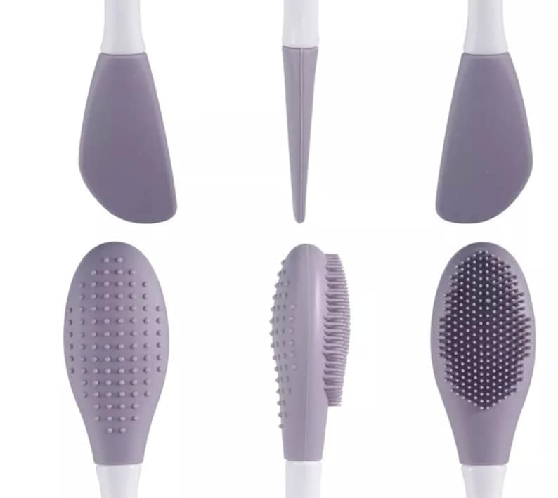 Cosmetische applicator voor gezichtsmaskerborstel Multifunctioneel huidverzorgingshulpmiddel om de huid te reinigen en te exfoliëren Breng crèmes, moddermaskers, gelmaskers, serums enz. aan afbeelding 2