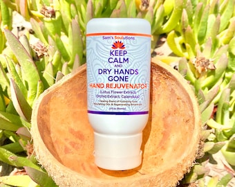 Powerful Plant-Based Hand Cream Rejuvenator to Moisturize and Soften Dry Hands - Fragrance Free Vegan Hand Lotion with Botanical Extracts