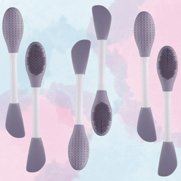 Face mask brush cosmetic applicator - Multi-use skincare tool to cleanse and exfoliate skin - Apply creams, mud masks, gel masks, serums etc