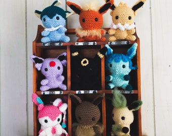 I Choose You! Eeveelution Inspired Edition - Amigurumi Crochet Plush Toy