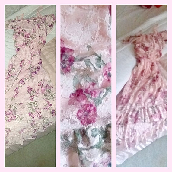 Sundress ( No Boundaries ) lace off the shoulder