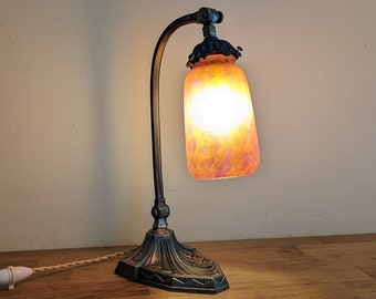 Lumières De La Ville Glass Paste Table Lamp, Nancy. Art