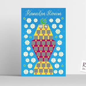 Printable Ramadan Village Advent Calendar  Ramadan Countdown Calendar –  Erum Khalili