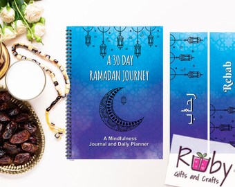 Ramadan daily journal, teenager Ramadan journal, 99 names of Allah journal