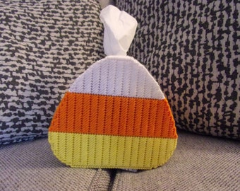 Candy Corn Tissue Holder