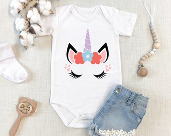 Unicorn Bodysuit Baby Onesie