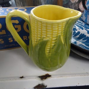 Vintage Shawnee Corn King Creamer: Corn on the Cob Pottery