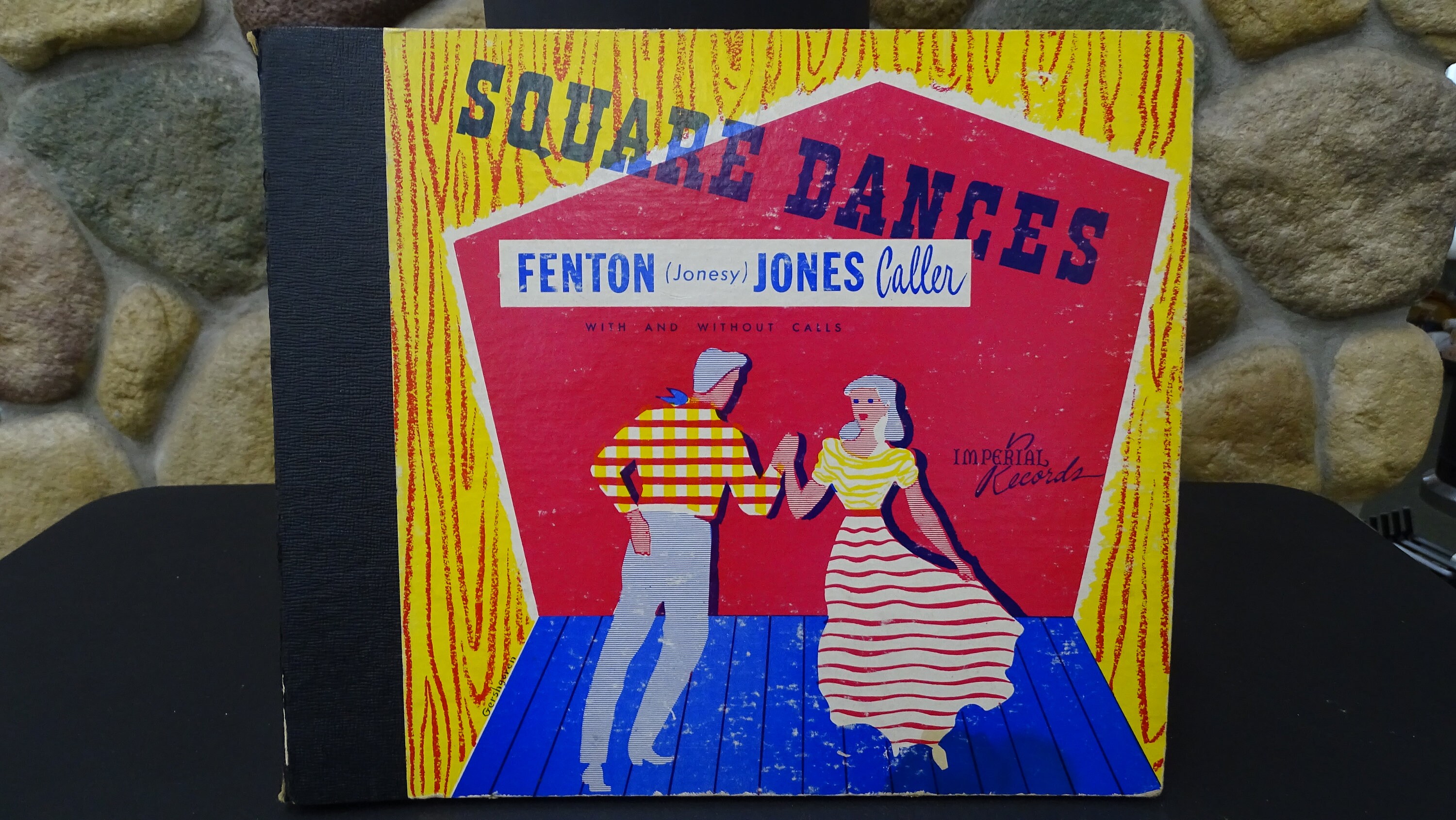 Vintage Imperial Records Square Dances Album Set Retro Square Etsy