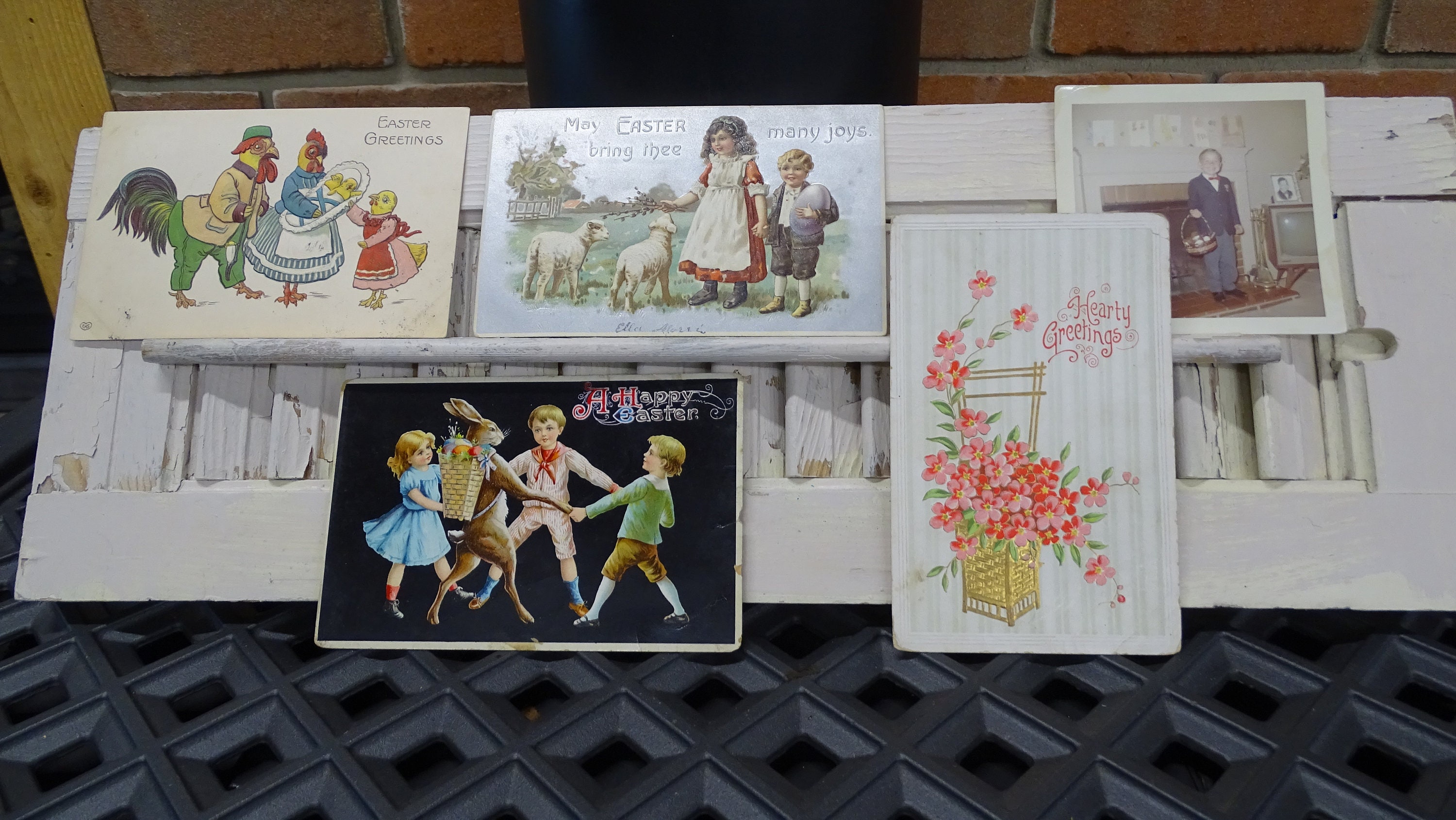 タマ Vintage Easter Post Cards and Photo, Retro Easter Post Cards