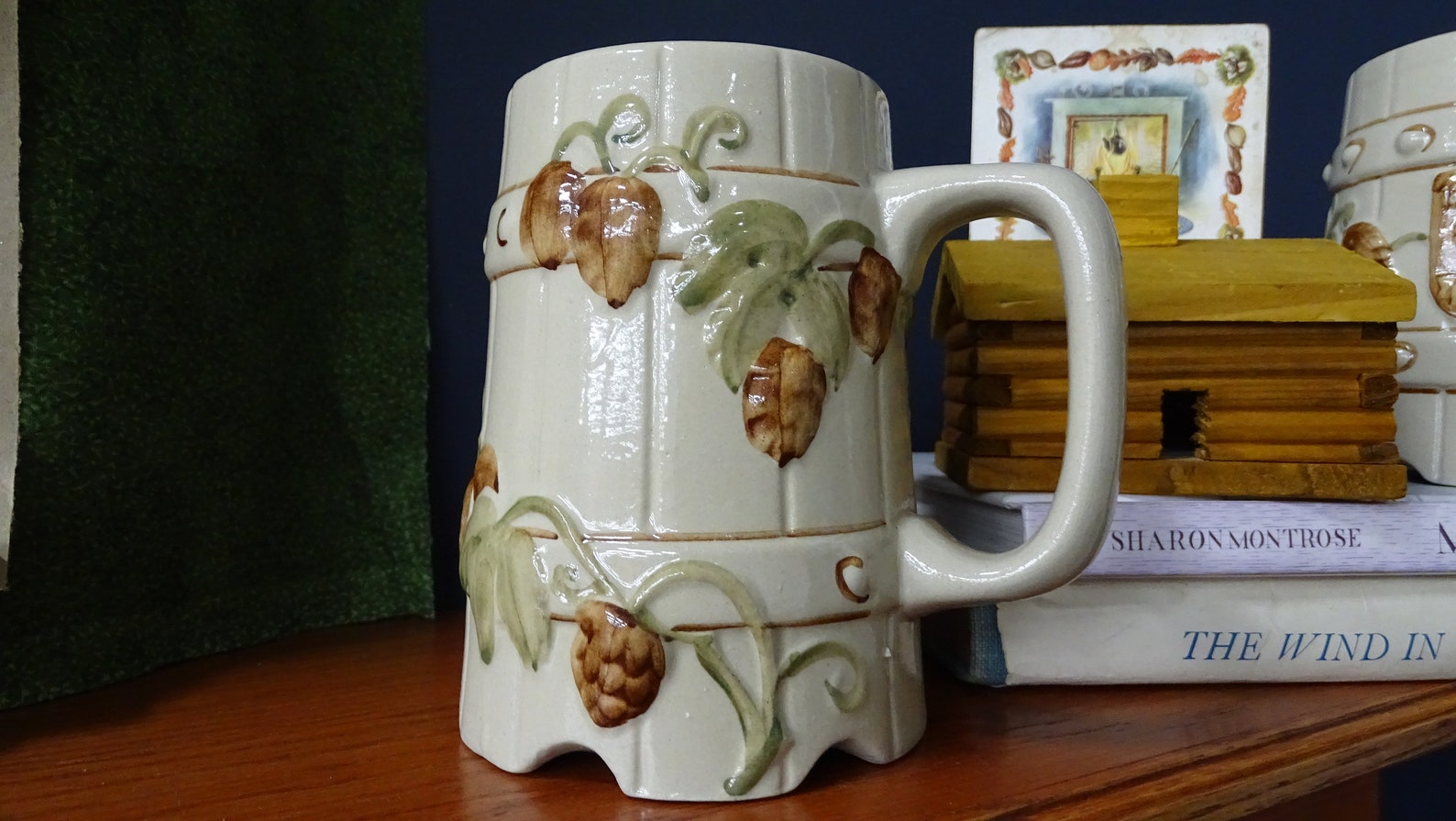 Pair of Hand Painted Ceramic Mugs Set of Two Hand Painted Etsy
