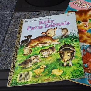 Vintage 1958 Little Golden Book: Baby Farm Animals, Garth Williams