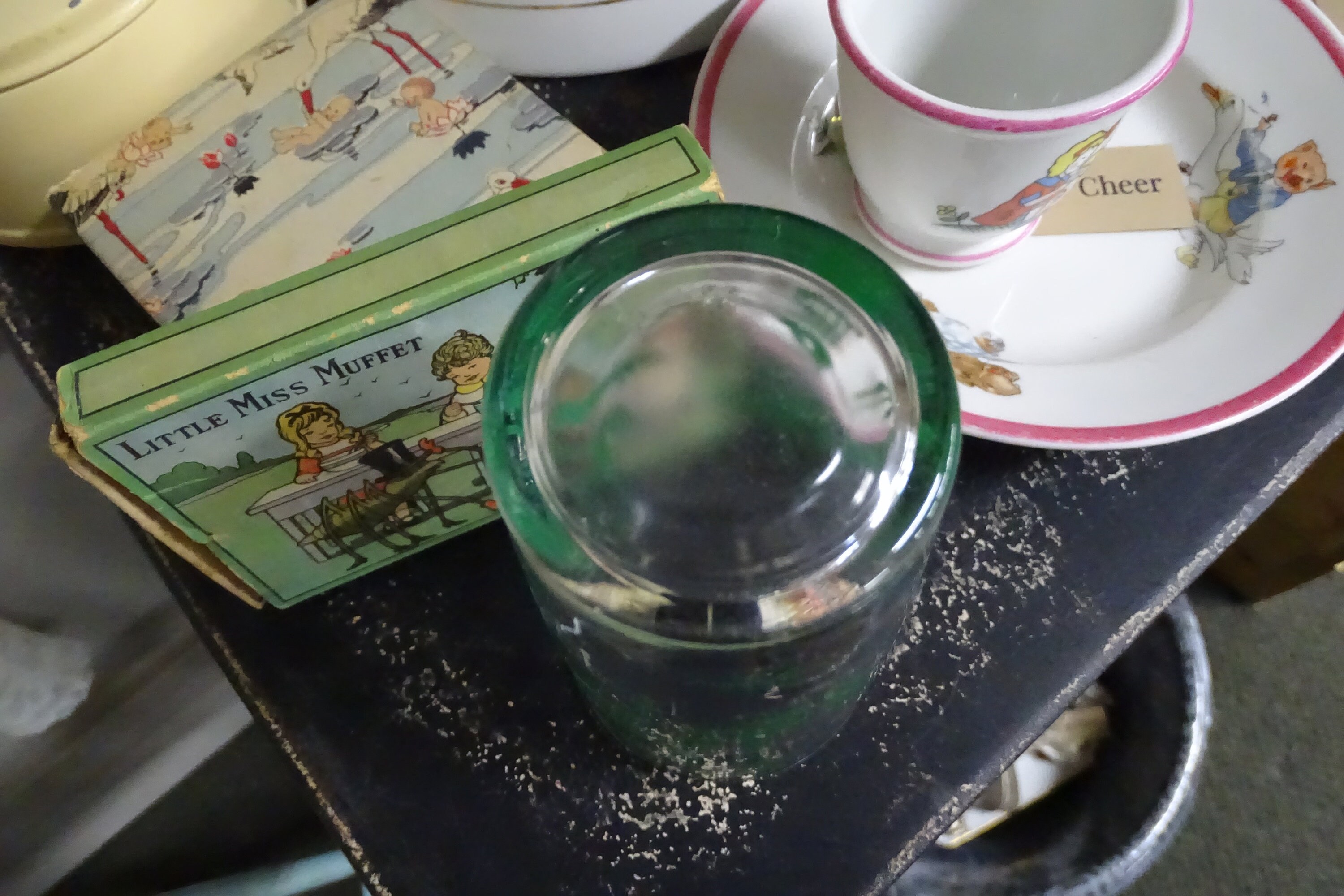 Vintage Jack and Jill Glass Retro Nursery Rhyme Collectible Etsy