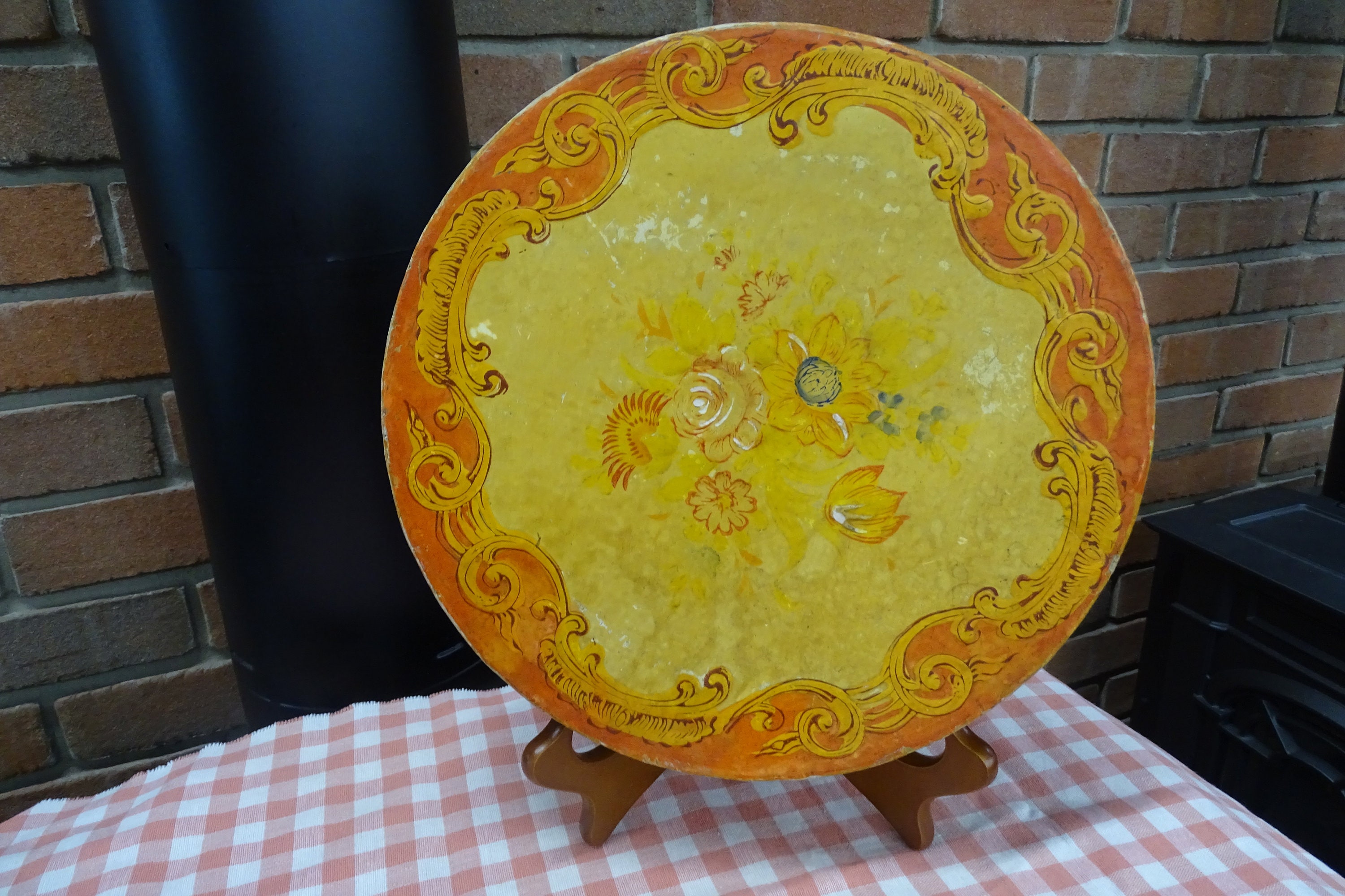 Vintage Moriyama Mori-machi Ceramic Serving Dish in Papier Vintage Moriyama Mori-machi Ceramic Serving Dish in Papier