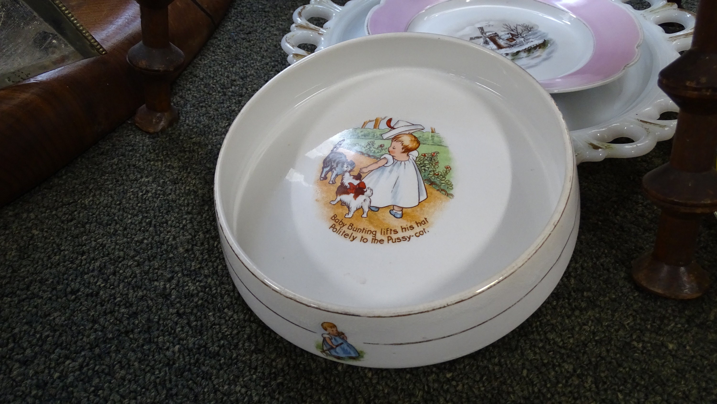 Antique baby dish - Etsy 日本