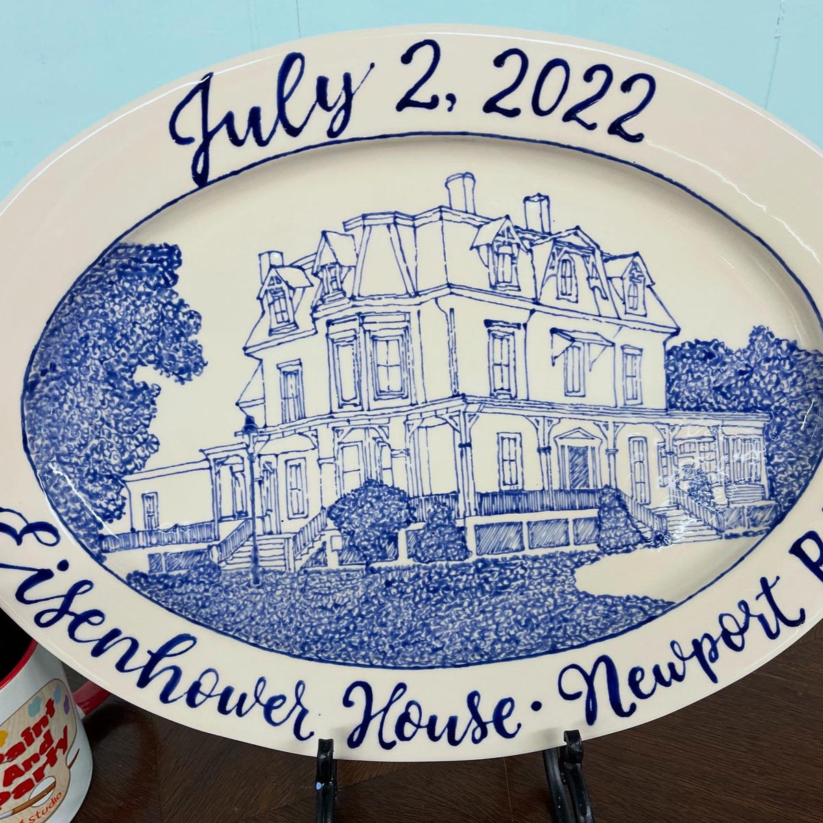 Ceramic Custom Wedding Venue Platter - Etsy