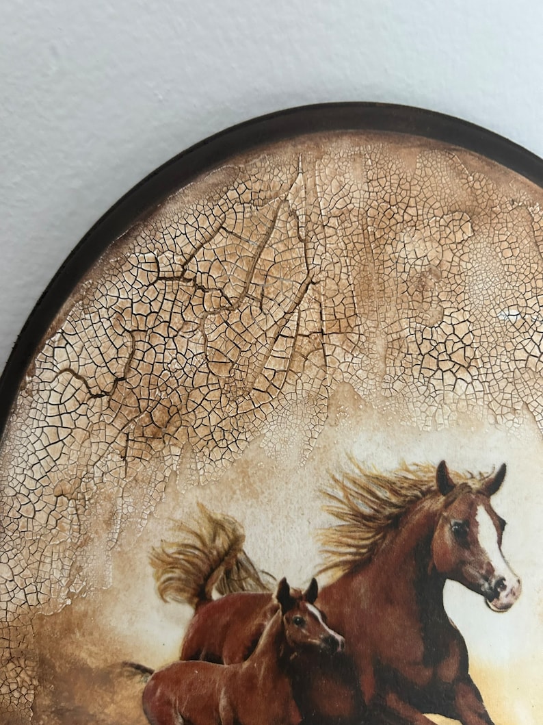 Handcrafted Horses Theme Decor, Rustic Horse Wooden Decor, Home Decor