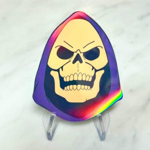 Skeletor Sticker - Waterproof Holographic Vinyl!!