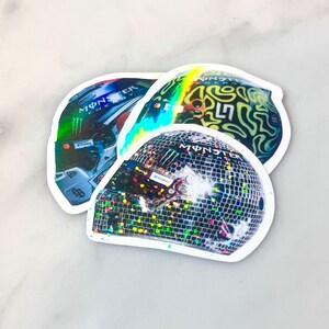 Lando Norris Helm Variationen - Wähle 2025 Renndesign - Holographischer Vinyl Aufkleber
