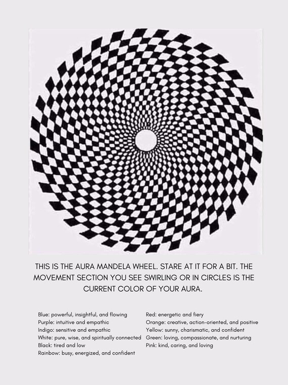 Aura Mandala Wheel Poster | Digital Download | Aura Wall Art