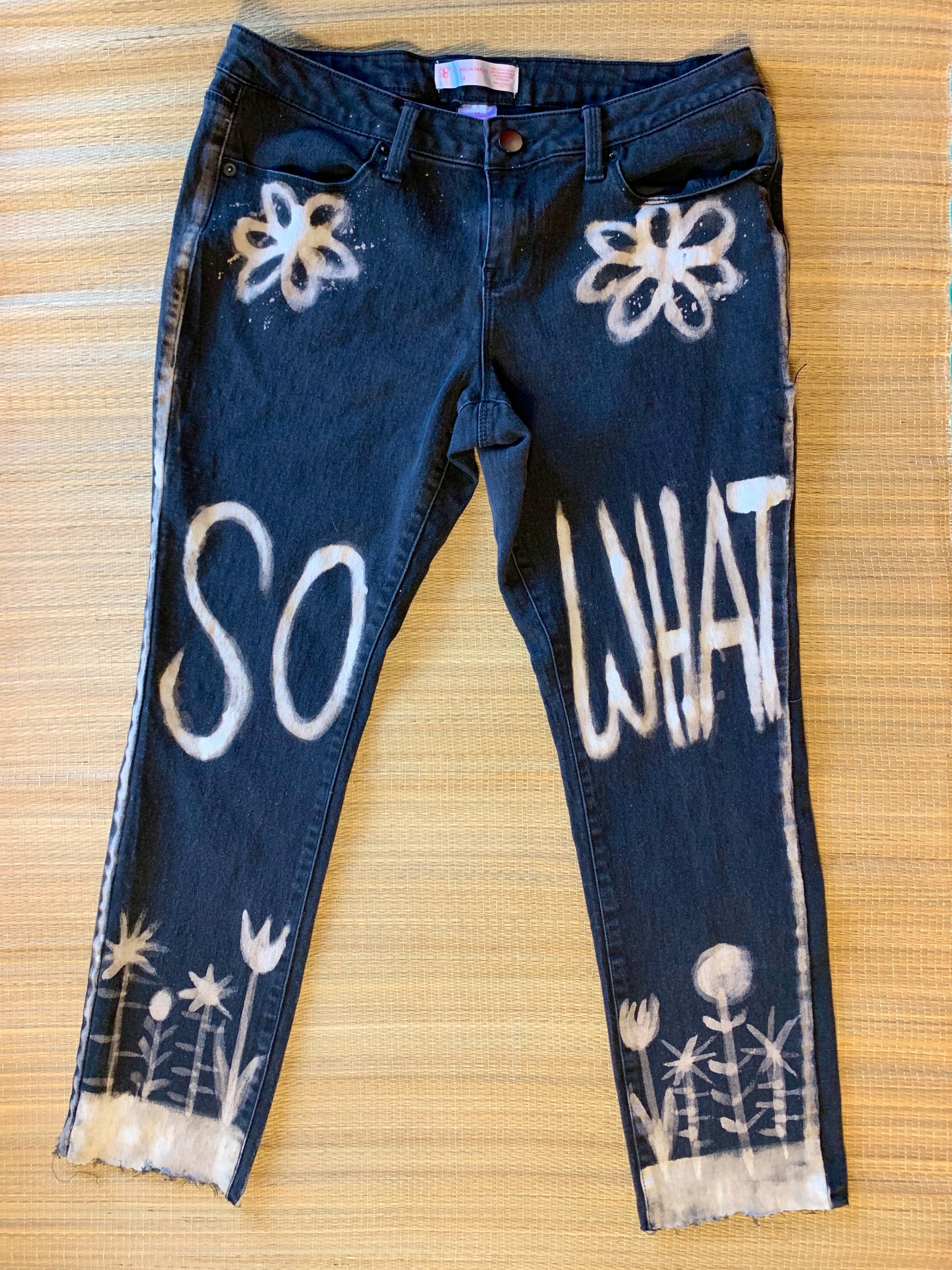 パンツ C.U.L.T.U.R.E Hand Painted Denim Pants M Hand Painted Denim Pants – C.U.L.T.U.R.E ONLINE STORE