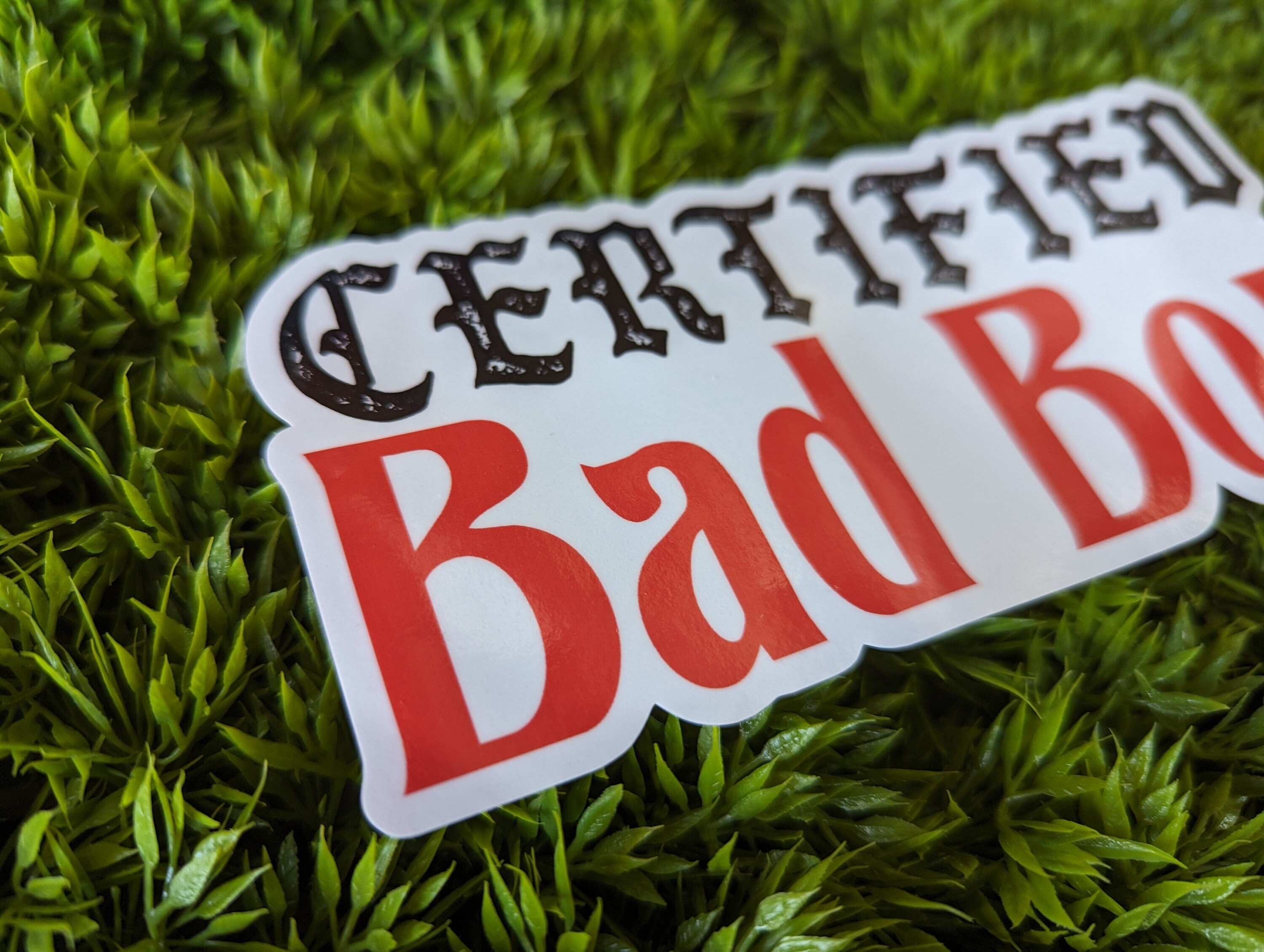 Certified Bad Boy - Funny - Sticker - Decal - Etsy