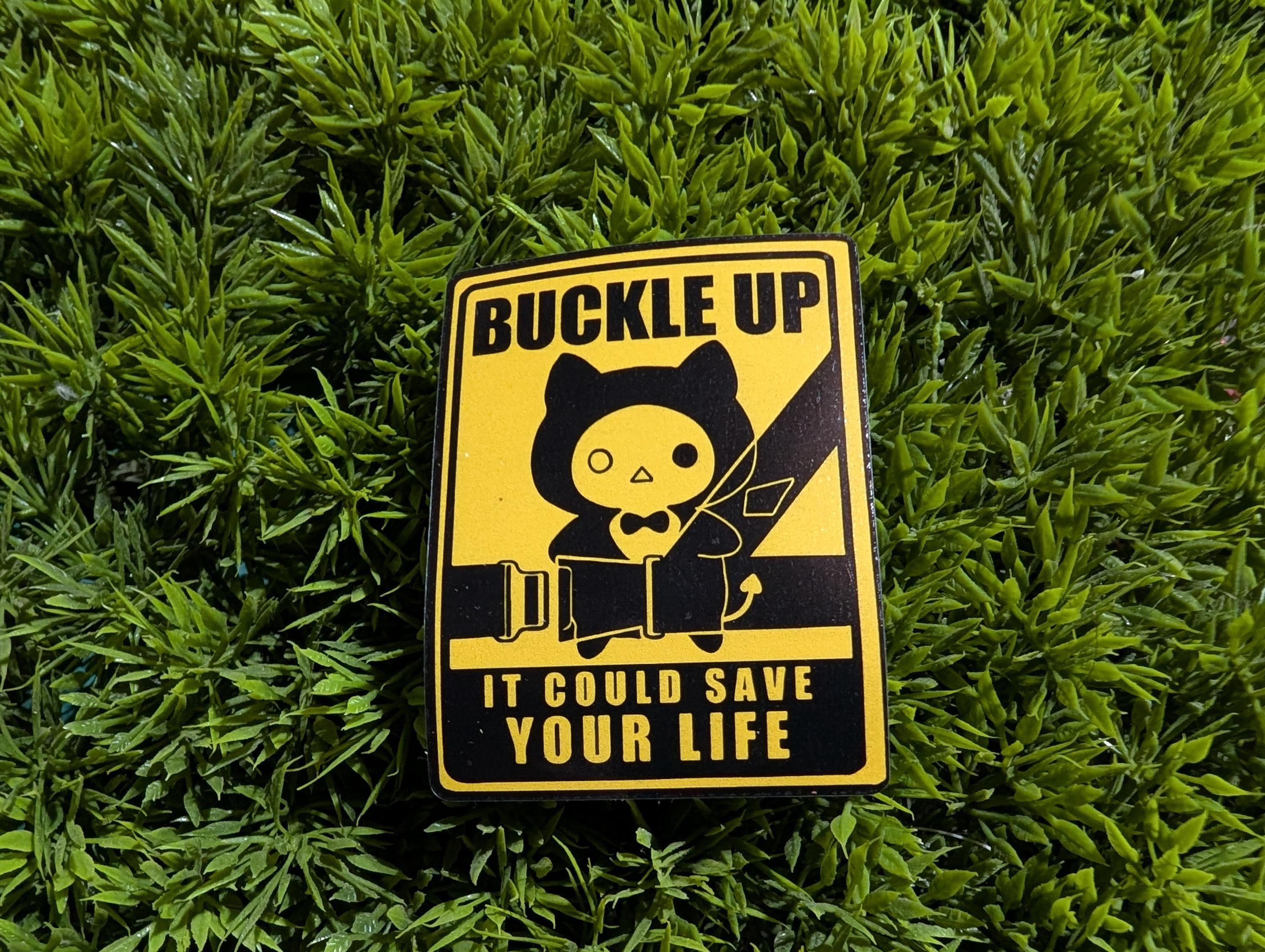 Buckle up - Drive Safely - Hololive - Funny - Sticker - Decal - 2 Pack ...