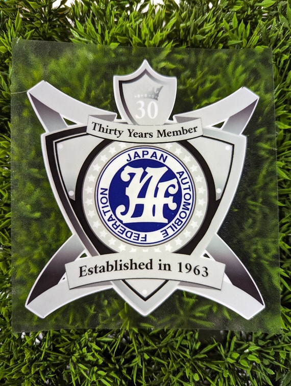 Japan Automobile Federation - JDM - JAF - Members - Sticker - 30
