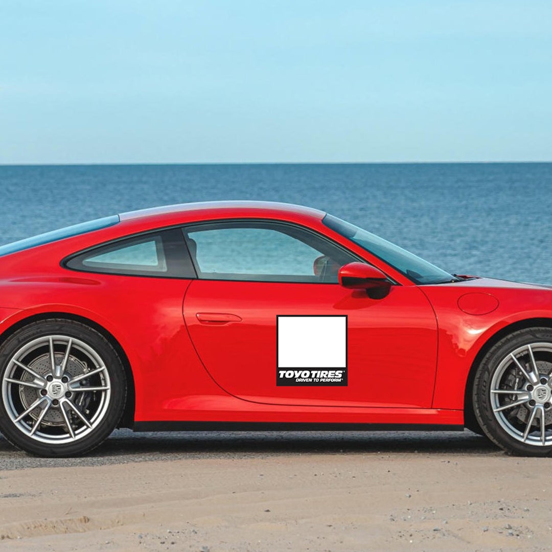 Race Car - Number Plate - Drift - Track Day - Decal - Permanent - 10 X ...