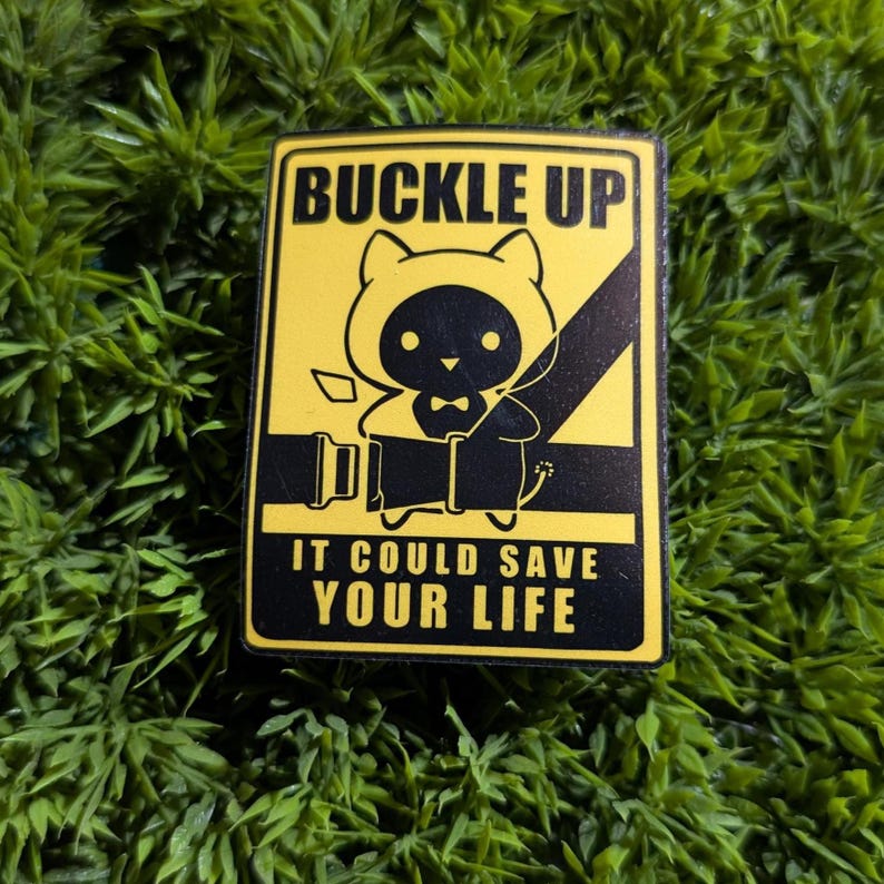 Buckle up - Drive Safely - Hololive - Funny - Sticker - Decal - 2 Pack ...