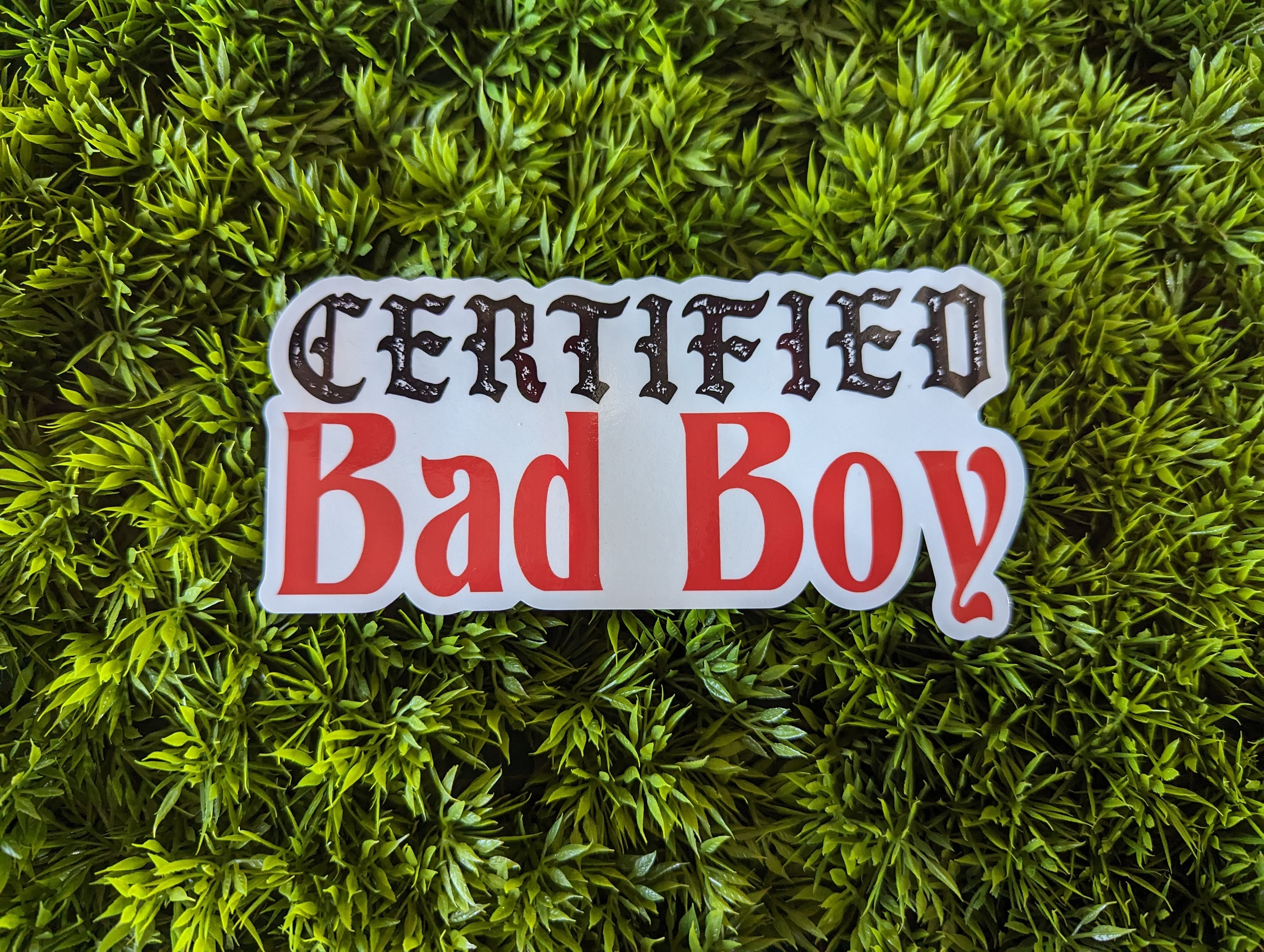 Certified Bad Boy - Funny - Sticker - Decal - Etsy