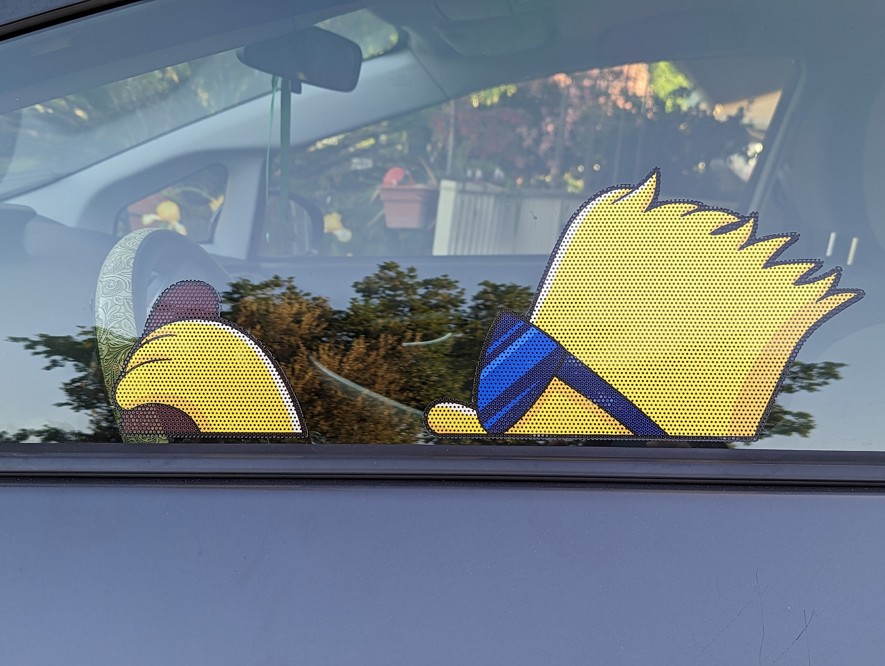 Bart Cruising - Sticker - Perforated - Decal - Funny